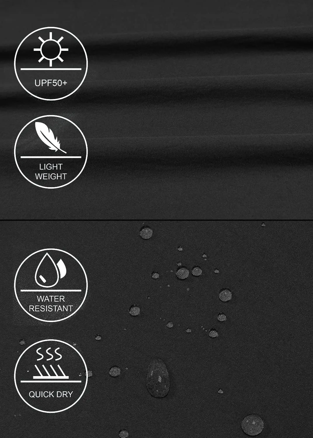 GymBrave Pantaloni Trekking Donna Cargo Capri 3/4 Estivi Nero S - immagine 6