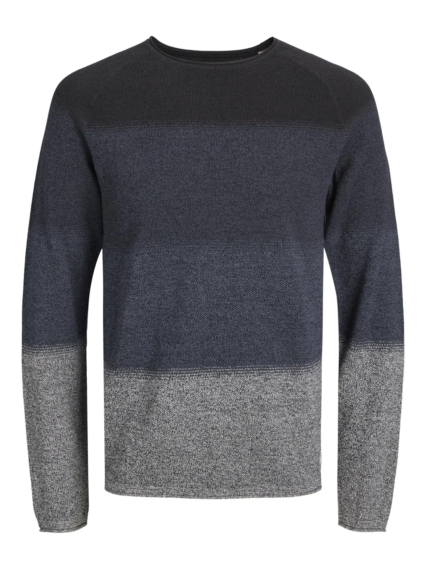 Jack & Jones JJEhill Knit Crew Neck Noos Sweater - Navy Blazer Gradient, M - immagine 1