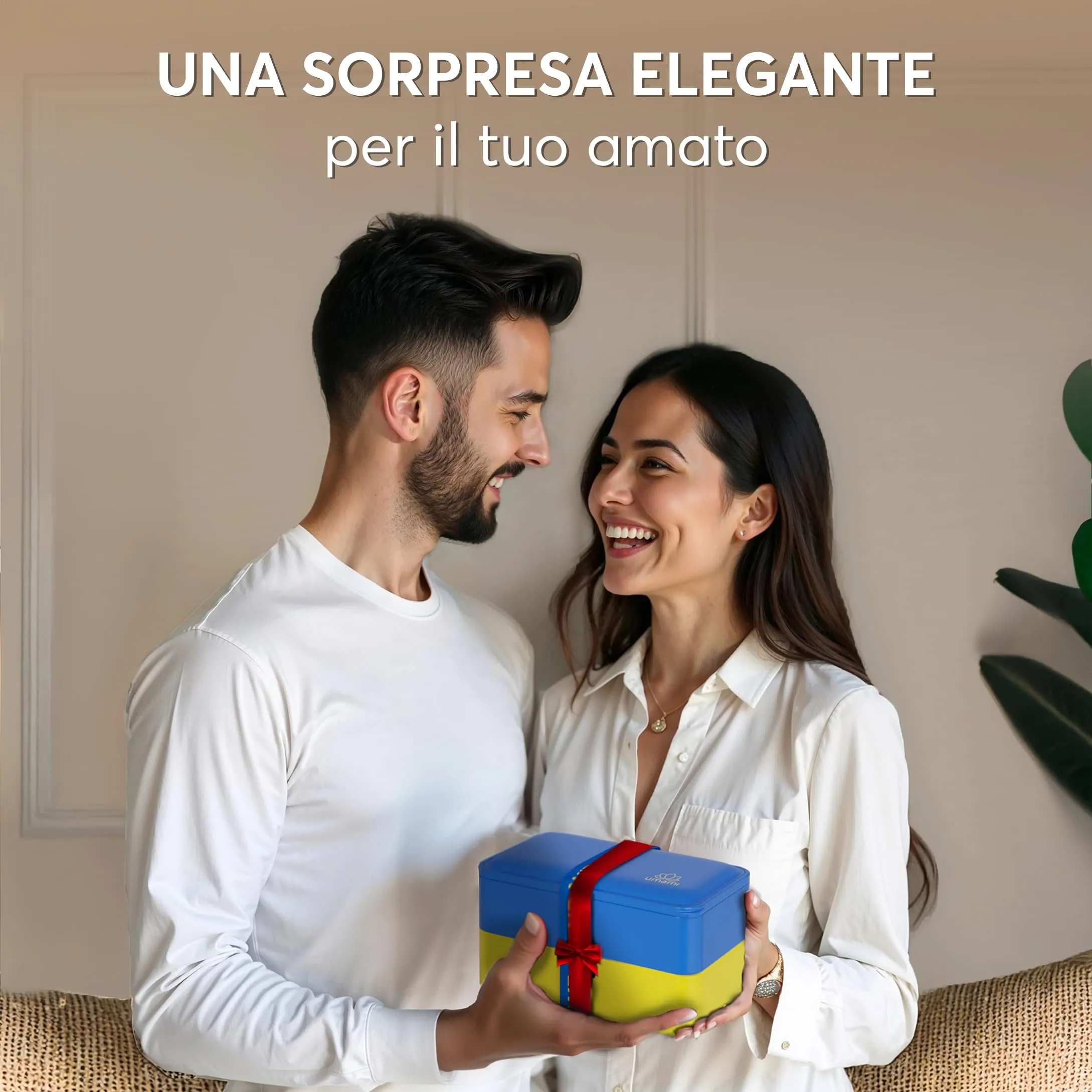 Umami Bento Box Porta Pranzo Ermetico con Scomparti, 1200 ml, Blu e Oro - immagine 7