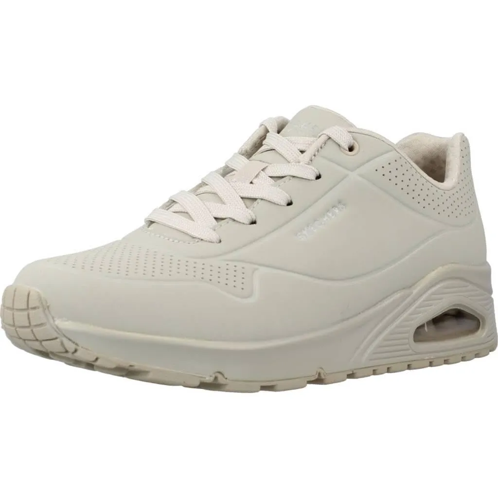 Skechers Uno Stand On Air Scarpe da ginnastica Donna, Off White Durabuck, 42 EU - immagine 1