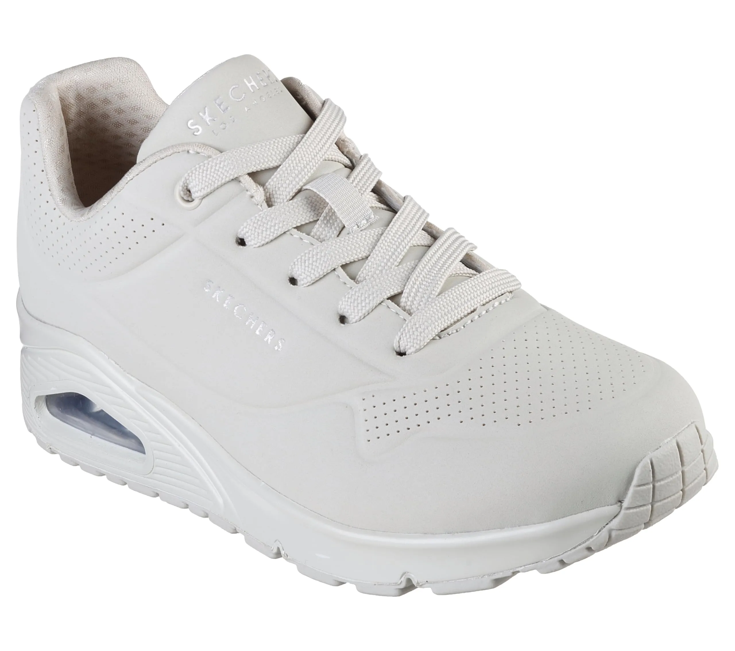 Skechers Uno Stand On Air Scarpe da ginnastica Donna, Off White Durabuck, 42 EU - immagine 5