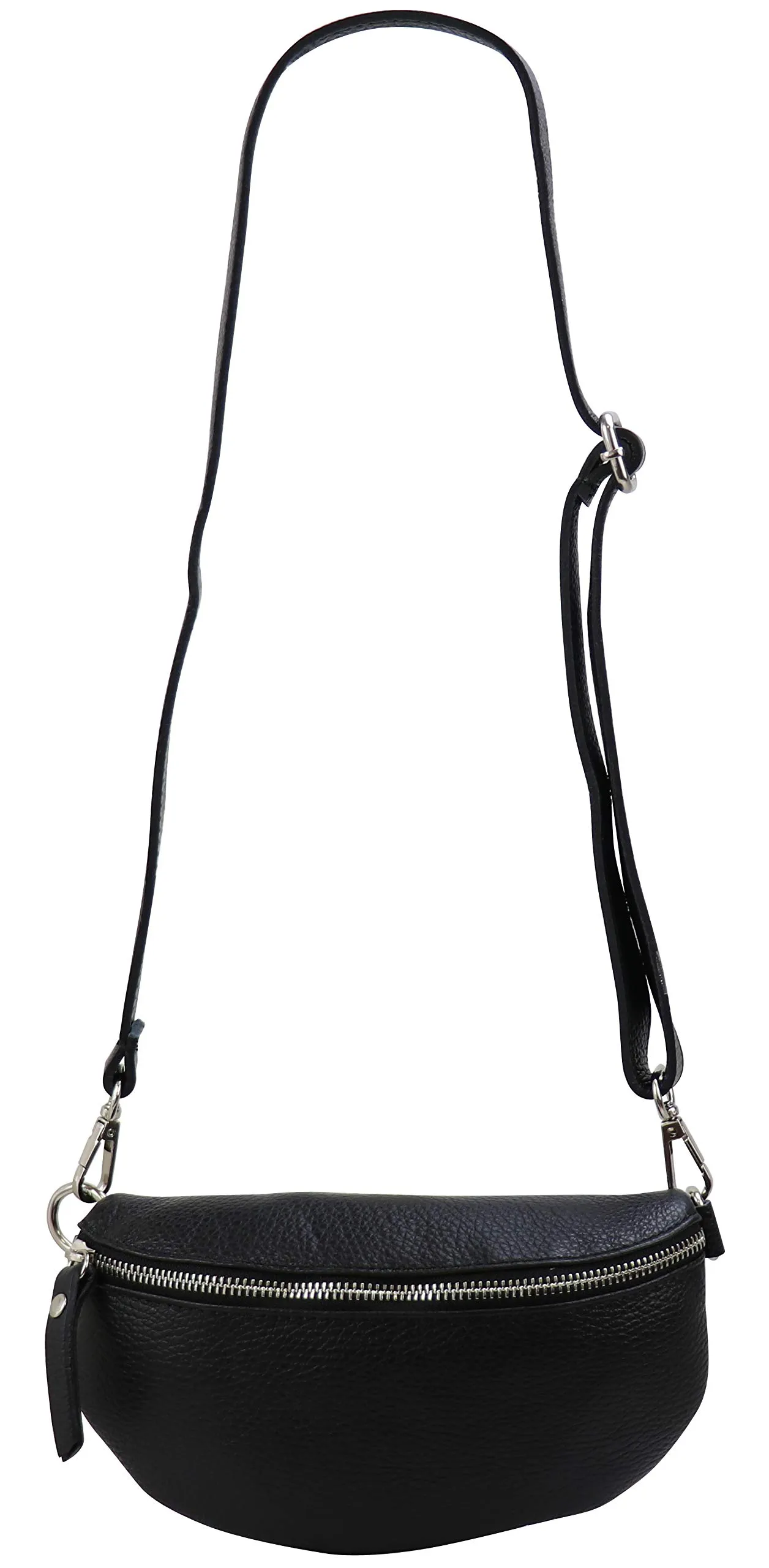 SH Leder AVA G292 Marsupio in vera pelle, Nero, 23 x 12,50 x 7 cm - immagine 3