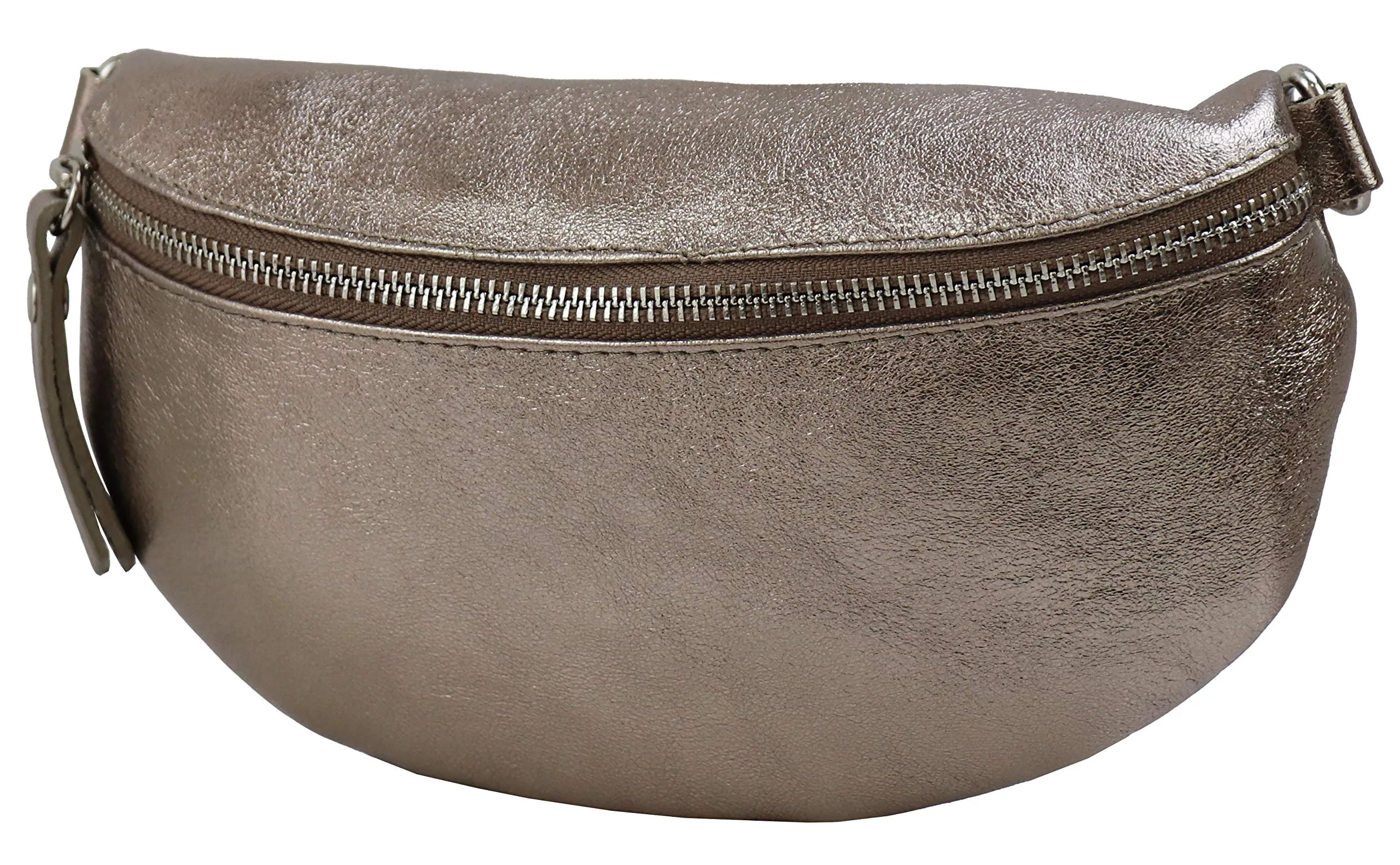 SH Leder AVA G292 Marsupio in vera pelle, bronzo, 23 x 12,50 x 7 cm - immagine 2