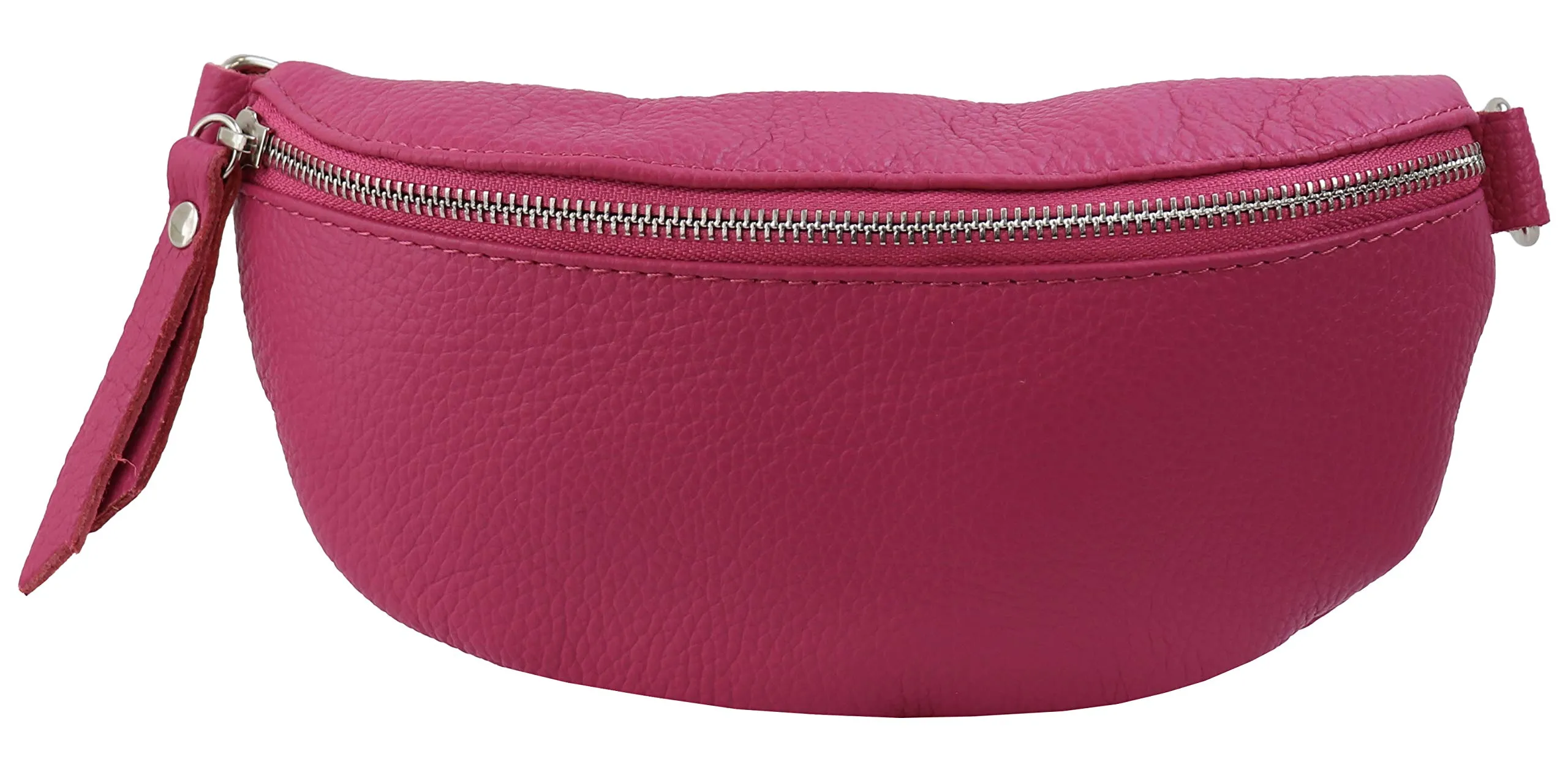 SH Leder AVA G292 Marsupio in Vera Pelle Unisex, 23 x 12 cm, Rosa, S - immagine 2