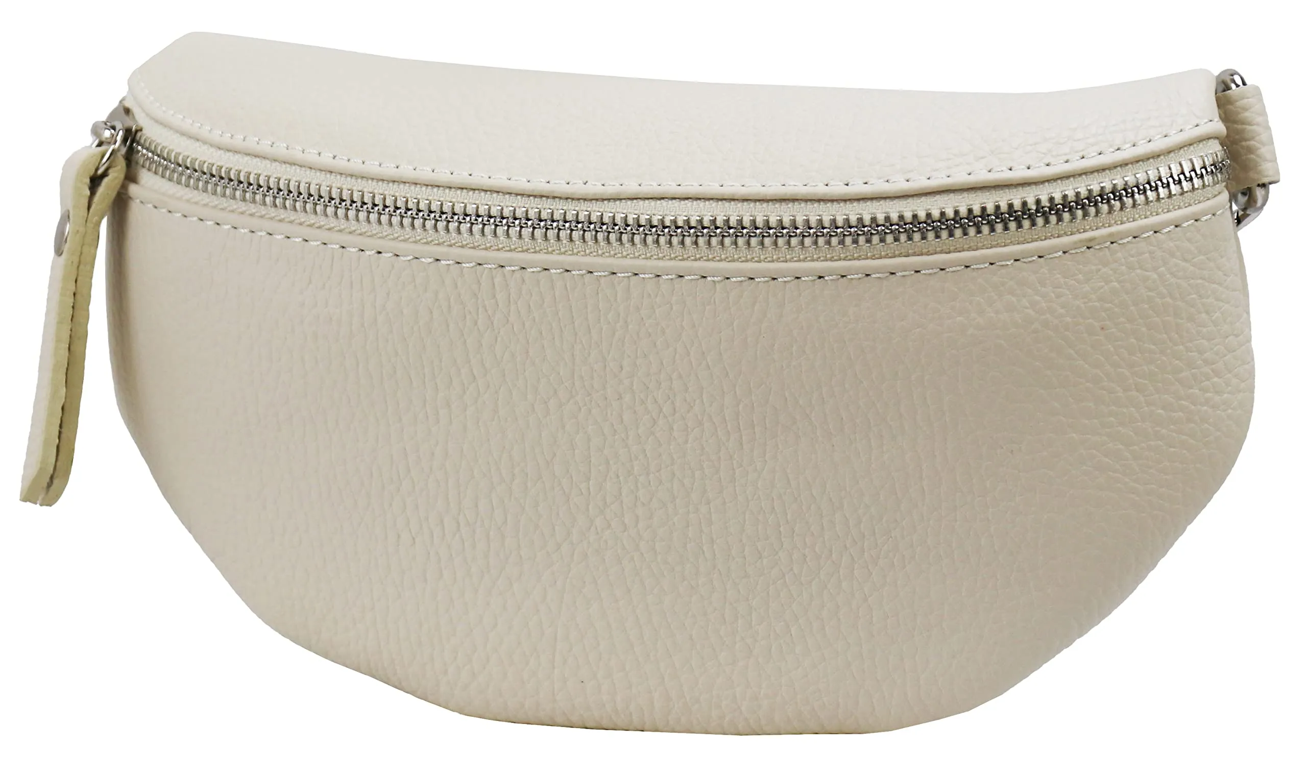 SH Leder AVA Marsupio in Vera Pelle Unisex, G292, Beige, 23 x 12,50 x 7 cm - immagine 6
