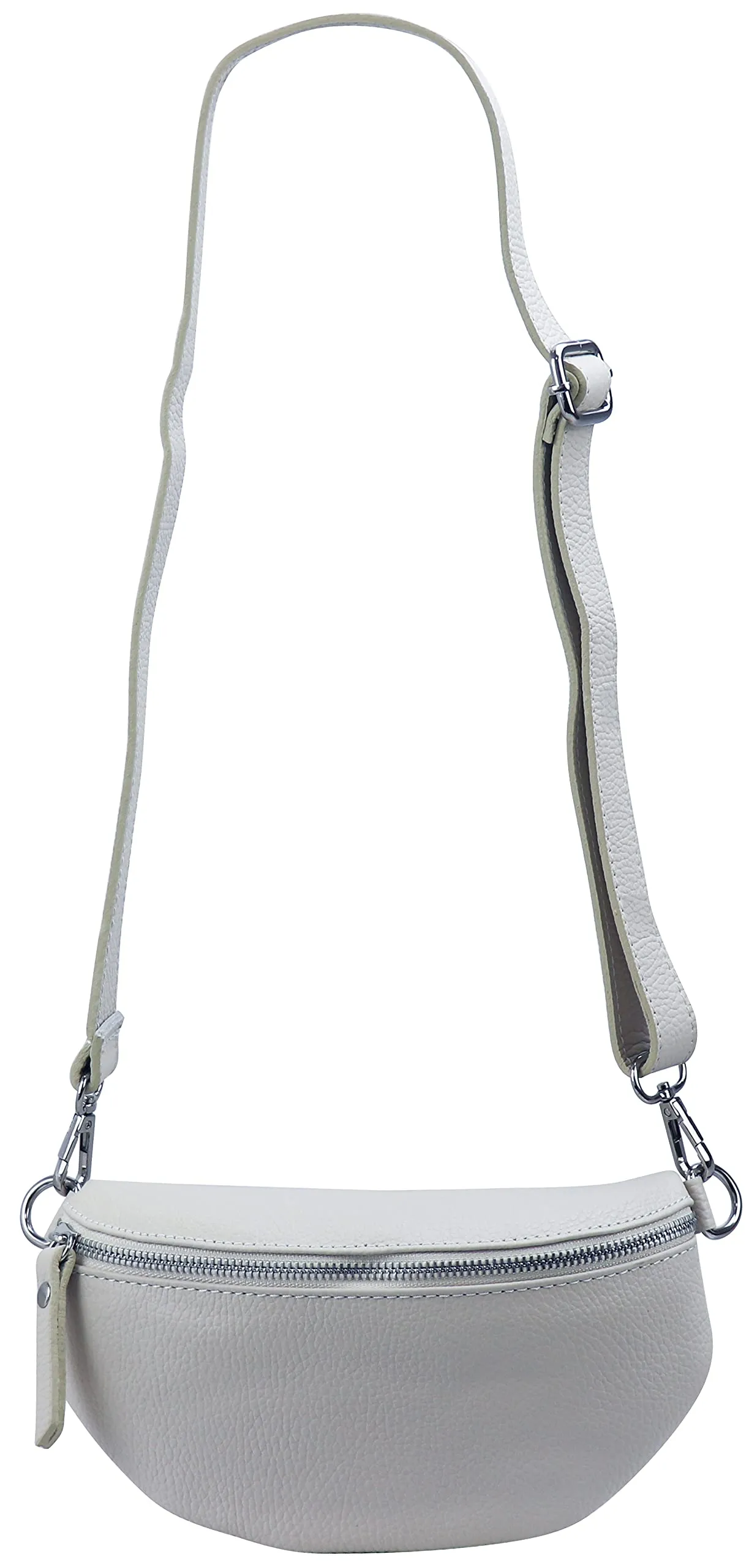 SH Leder AVA G292 Marsupio in vera pelle, grigio chiaro, S - immagine 3