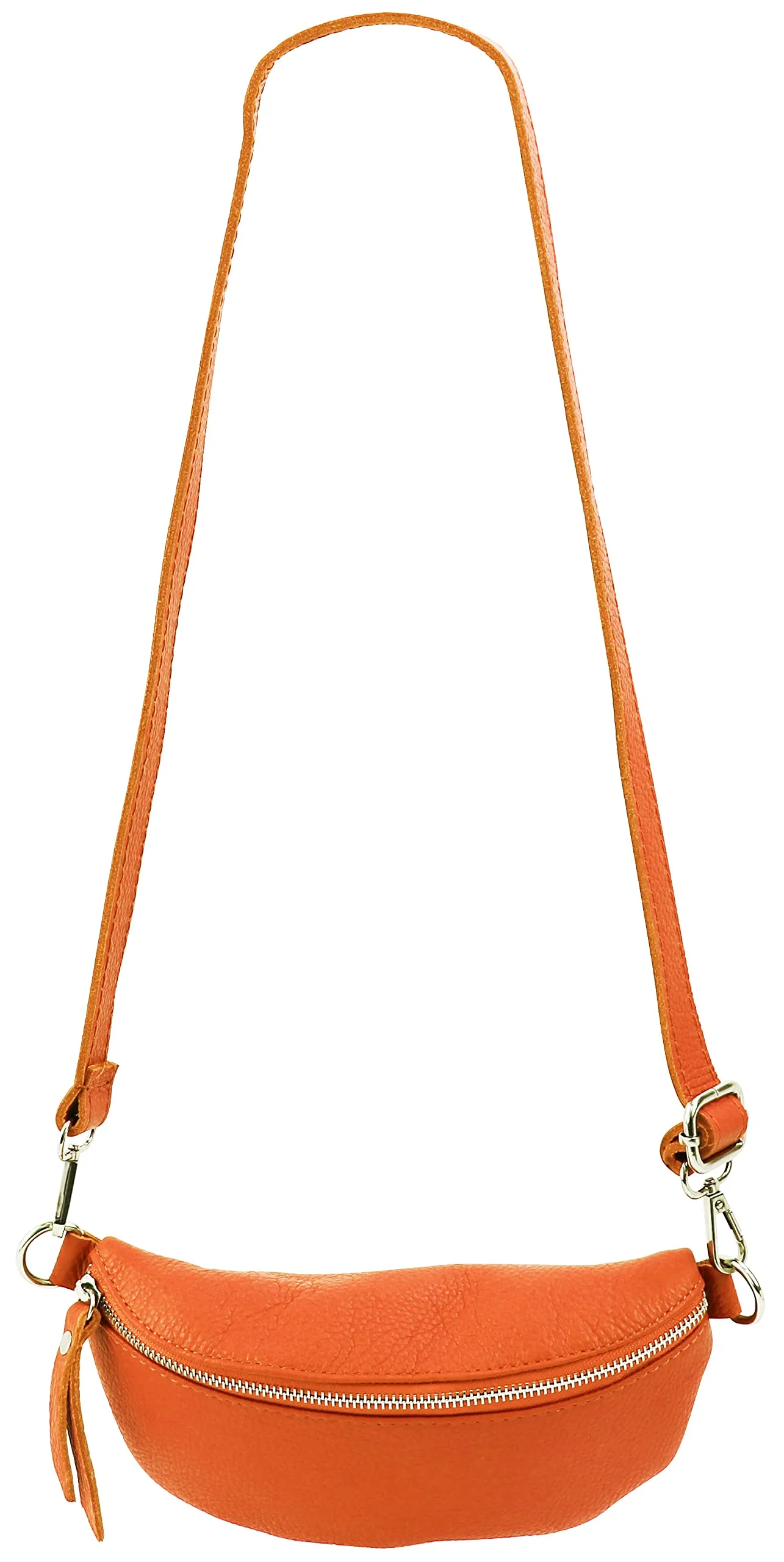 SH Leder AVA G292 Marsupio unisex in vera pelle, Arancione, Taglia unica - immagine 3