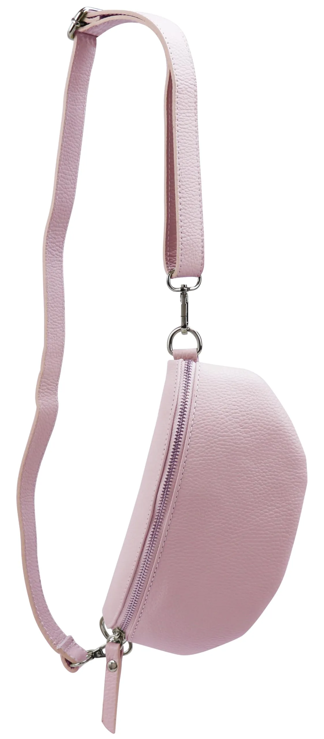 SH Leder AVA G292 Marsupio in vera pelle, 23 x 12 cm, Rosa Chiaro - immagine 1