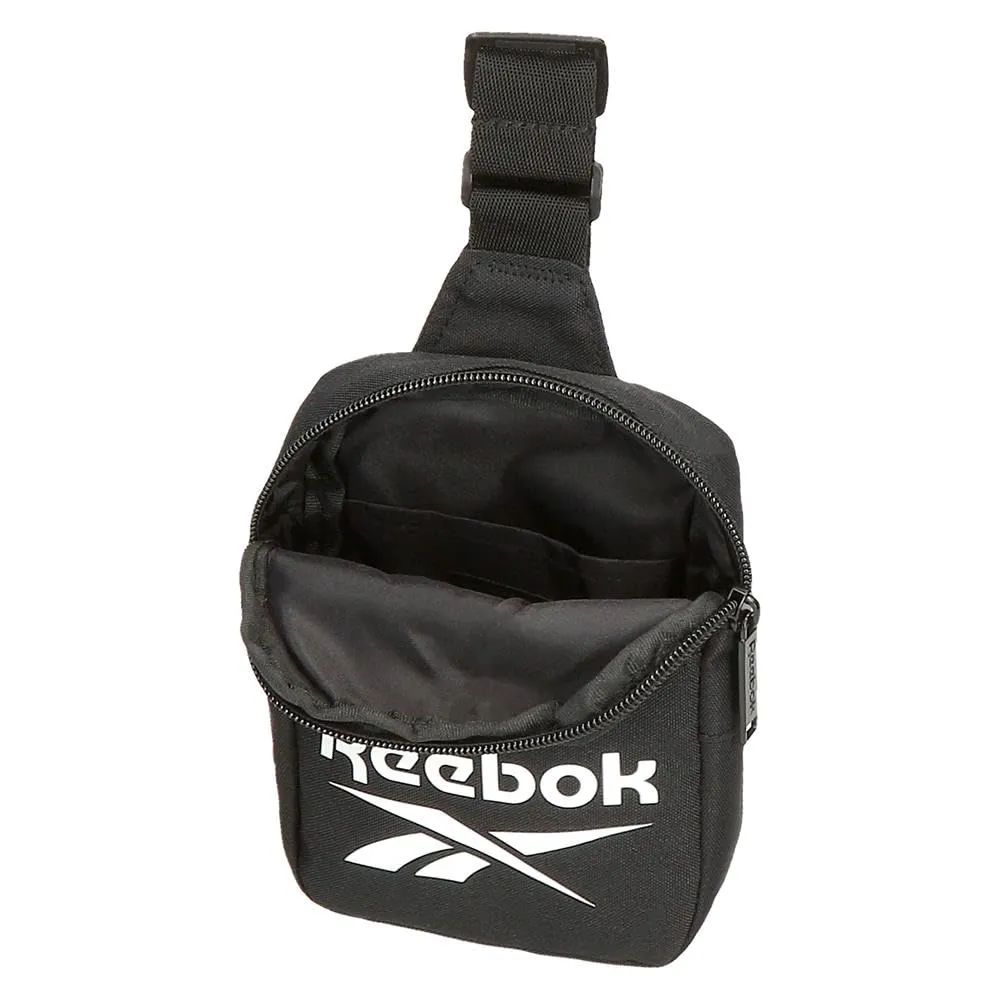 Reebok Ashland Borsa a Tracolla Nero, 13 x 18 x 4 cm, Poliestere - immagine 3