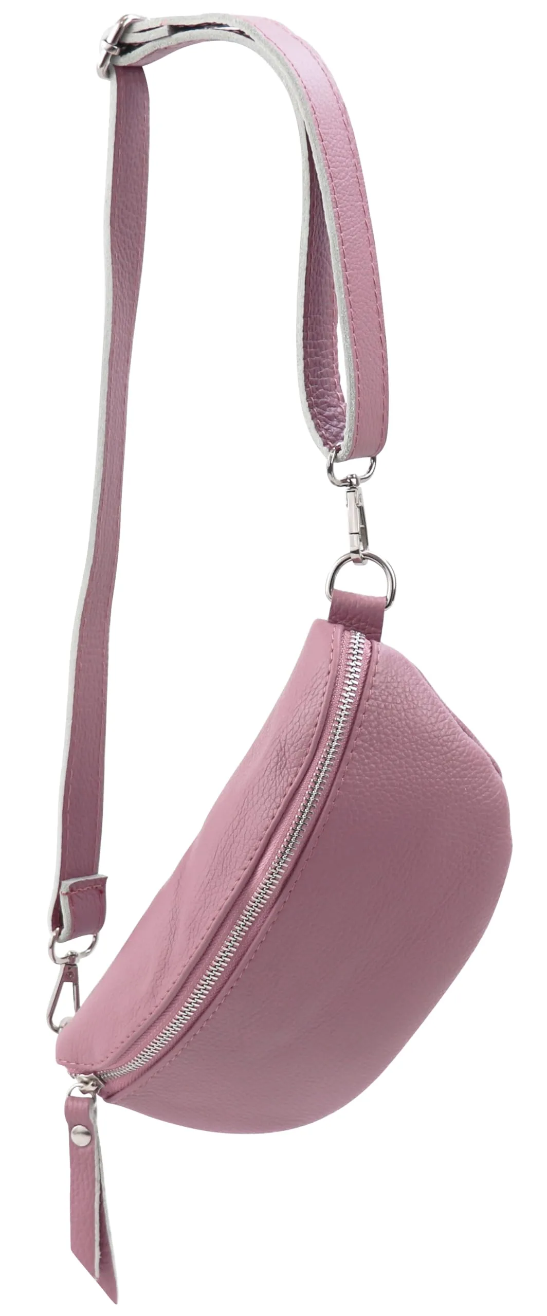 SH Leder AVA Marsupio in Vera Pelle Unisex, Borsello a Tracolla G292, 23 x 12.5 x 7 cm - immagine 1