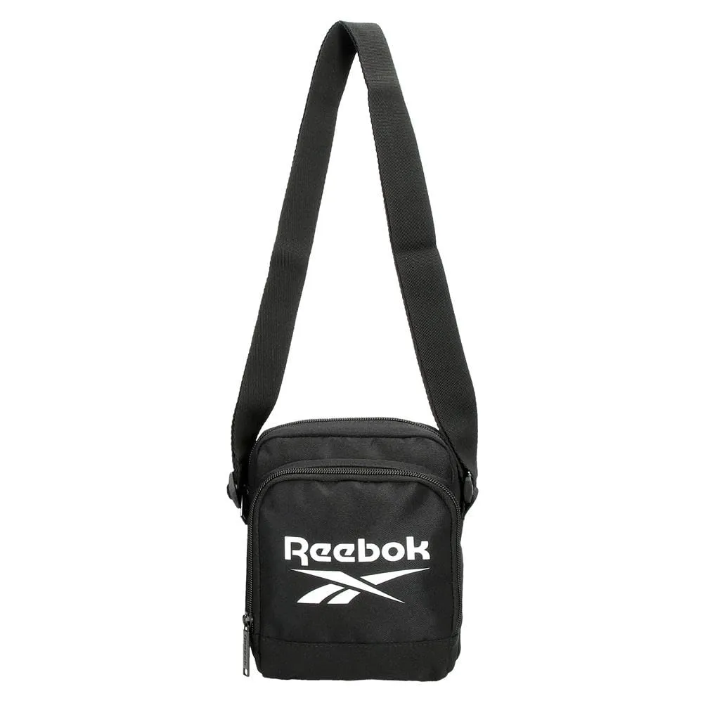 Reebok Ashland Borsa a tracolla, Nero, 15 x 19,5 x 6 cm, Poliestere - immagine 7