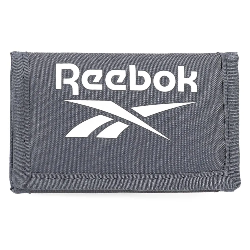 Reebok Ashland Portafoglio Grigio, Poliestere, 13x8x2,5 cm - immagine 1