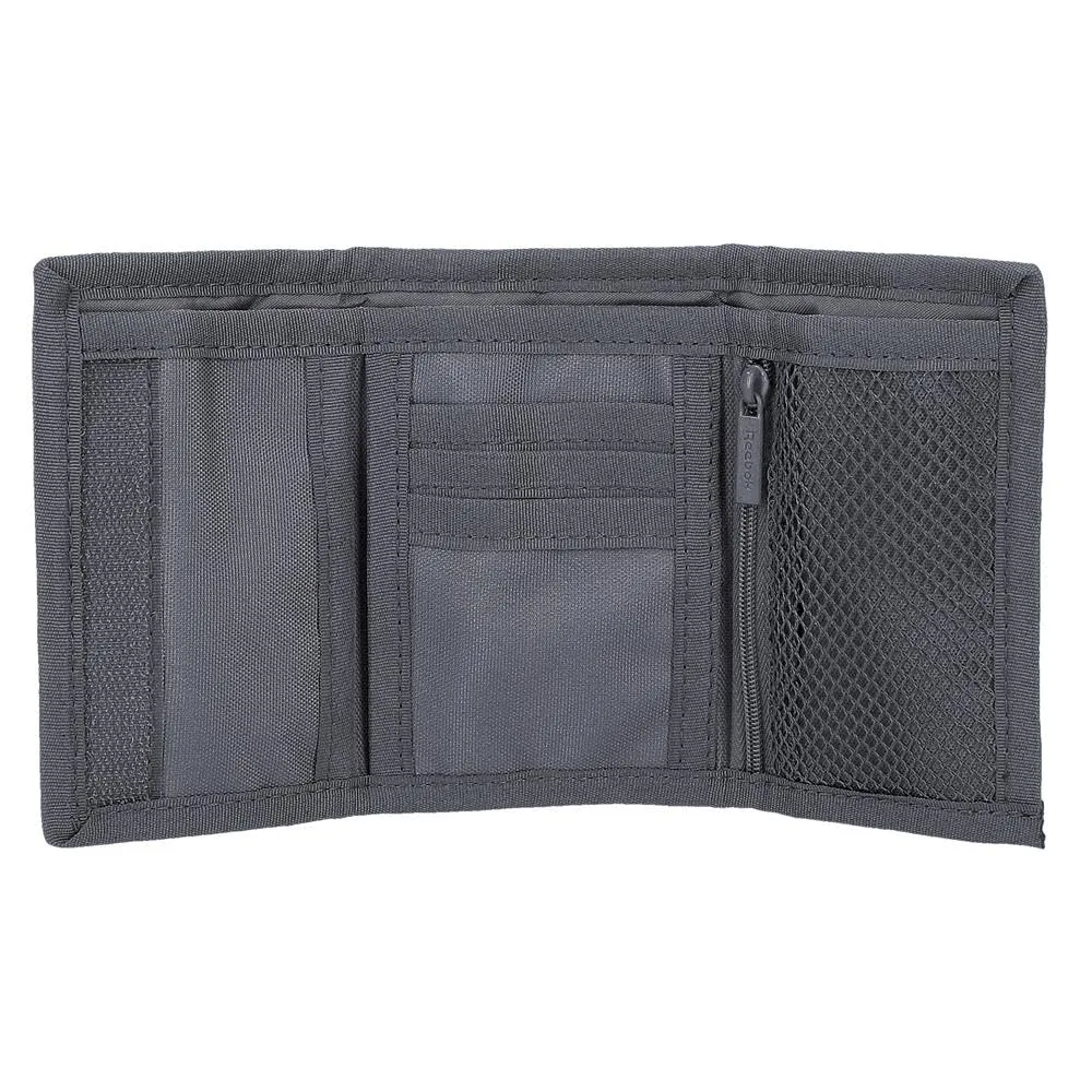 Reebok Ashland Portafoglio Grigio, Poliestere, 13x8x2,5 cm - immagine 3
