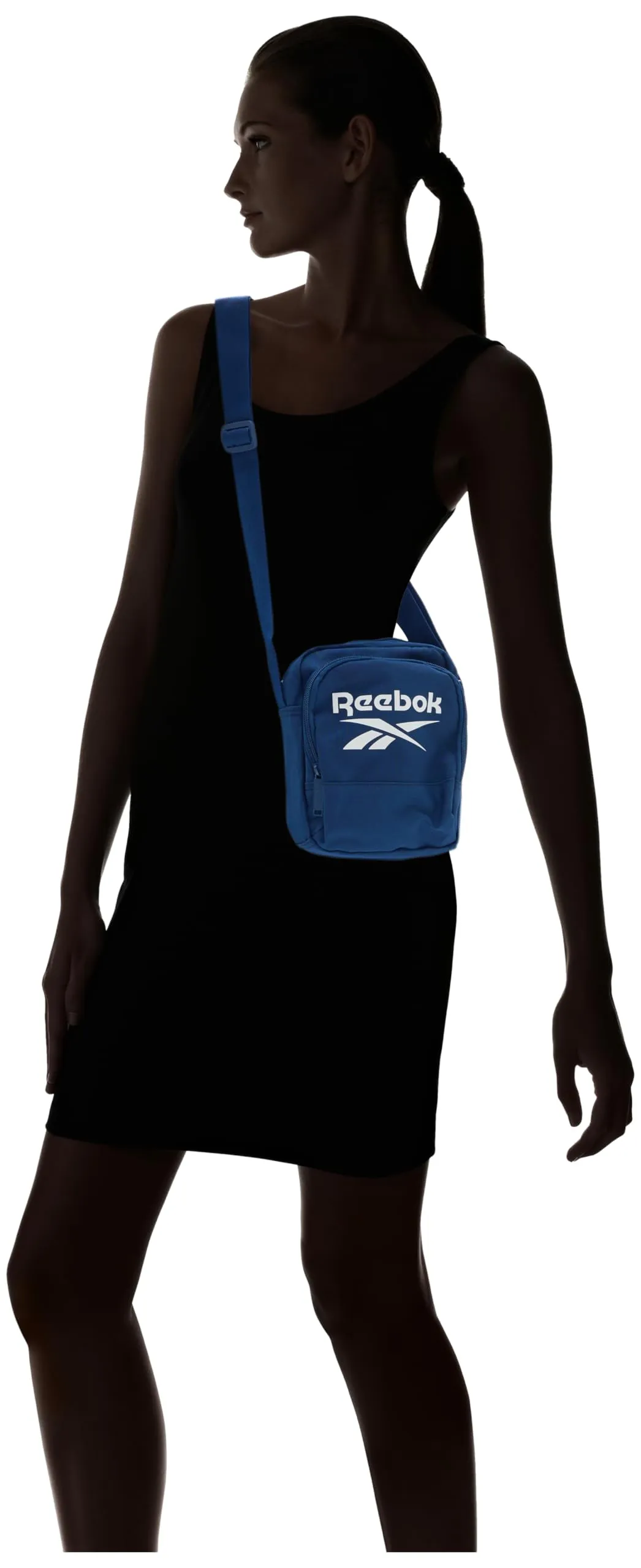 Reebok Ashland Borsa a tracolla, Blu, 15 x 19,5 x 6 cm, Poliestere - immagine 2
