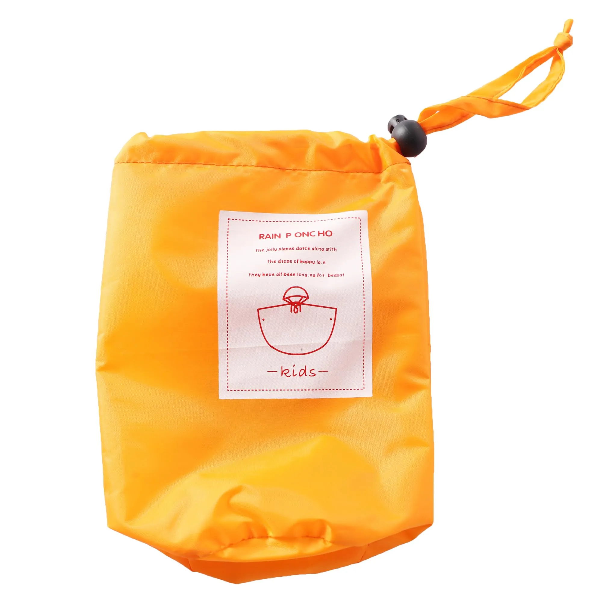 QIKADO Poncho Impermeabile per Ragazzi e Ragazze, Giallo, XL 8-12 anni - immagine 7