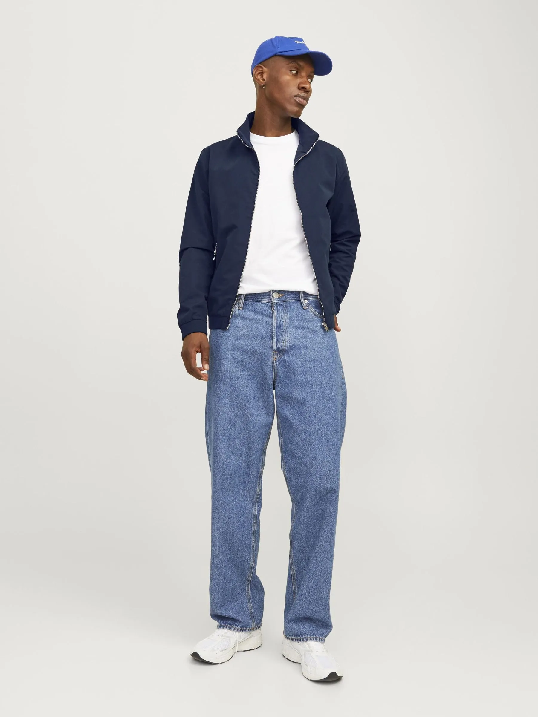 Jack & Jones Giacca Bomber da Uomo Navy Blazer, M - immagine 3