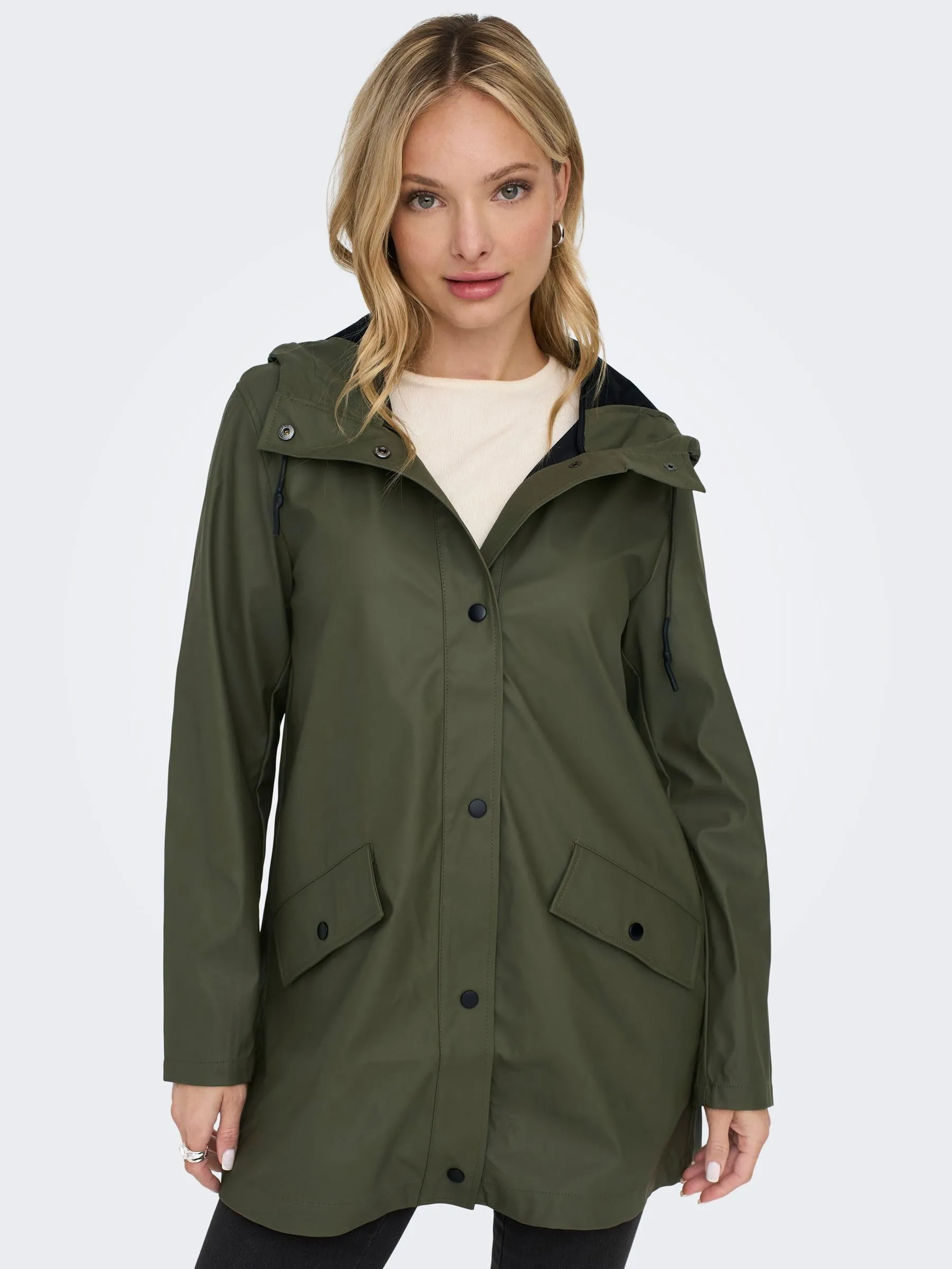 ONLY Onlelisa Impermeabile Verde XL - immagine 6