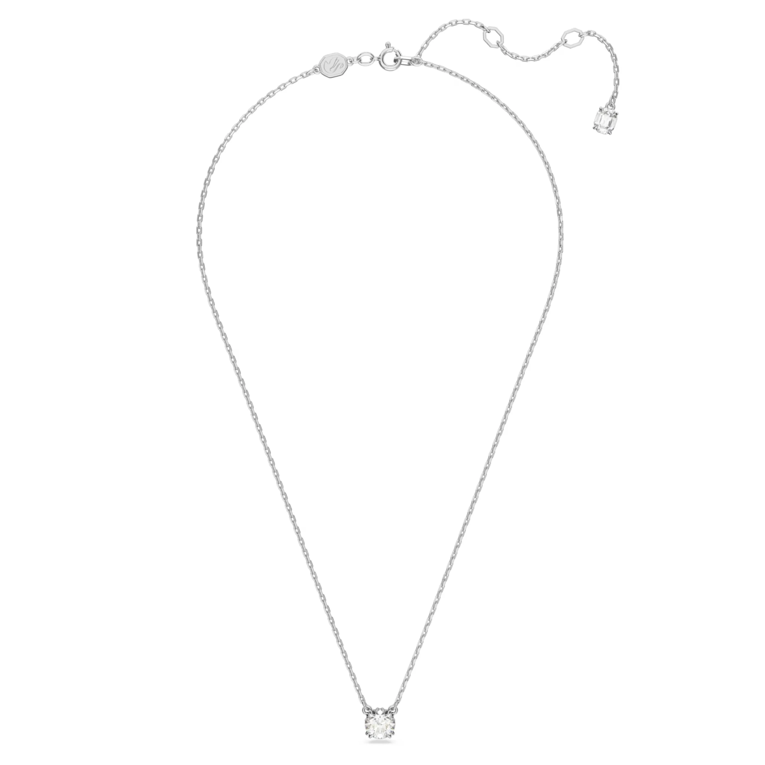 Swarovski Constella Pendente, Taglio Round, Bianco, Placcato Rodio - immagine 4