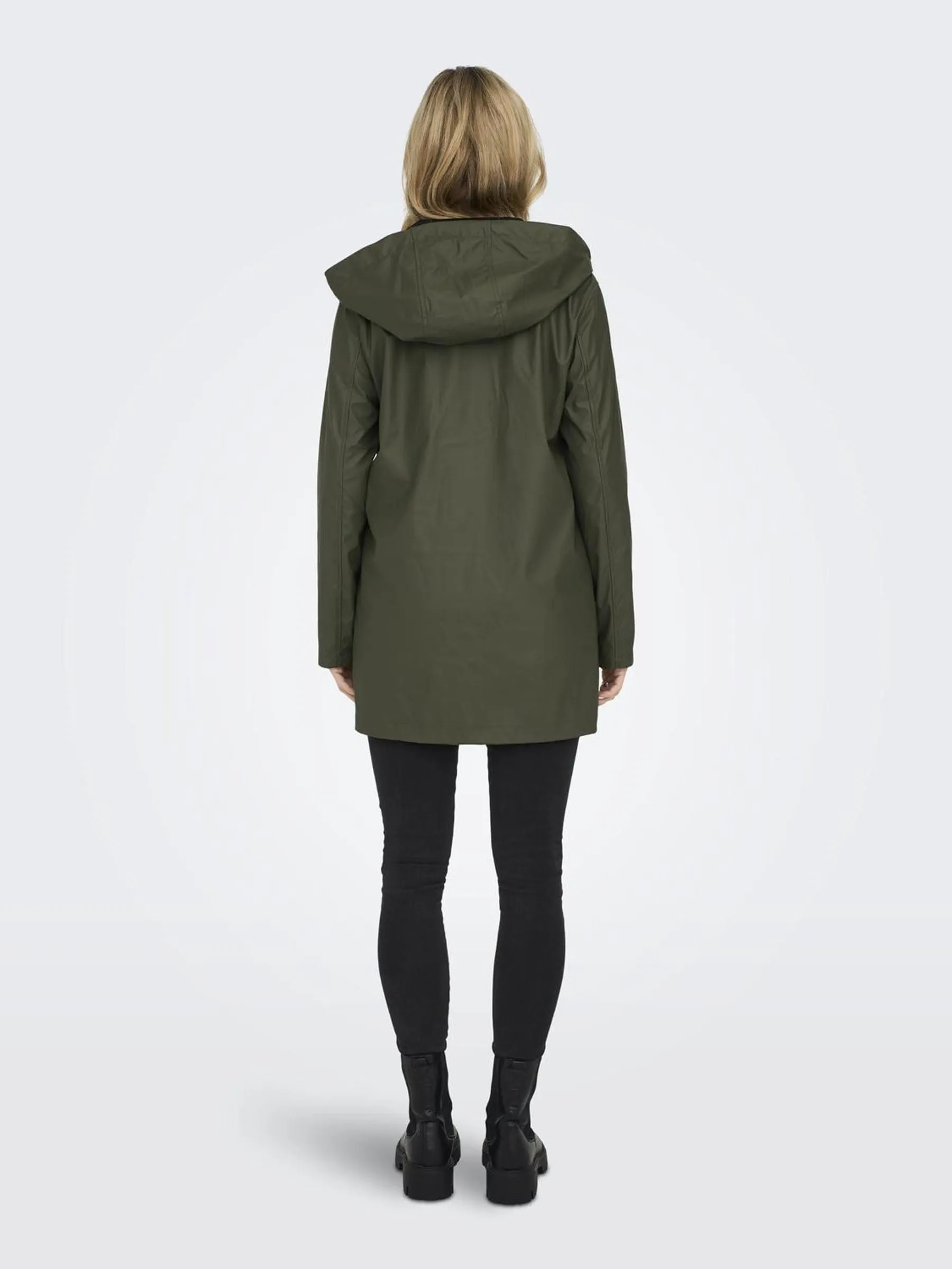 ONLY Onlelisa Impermeabile Verde XS - immagine 5