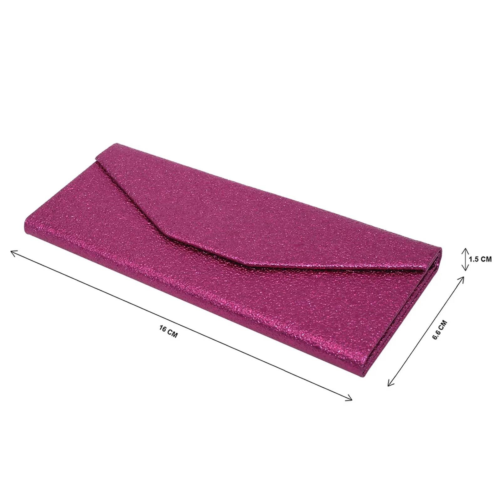 TBOC Custodia Pieghevole Rigida Triangolare per Occhiali da Sole e Vista con Chiusura Magnetica, Fucsia Lucente - immagine 6
