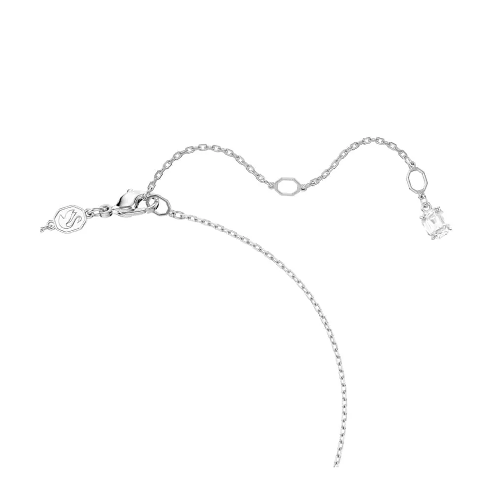 Swarovski x Ariana Grande Collana Pendente a Cuore con Pavé di Cristalli, Placcatura Rodio, 38-45 cm - immagine 3