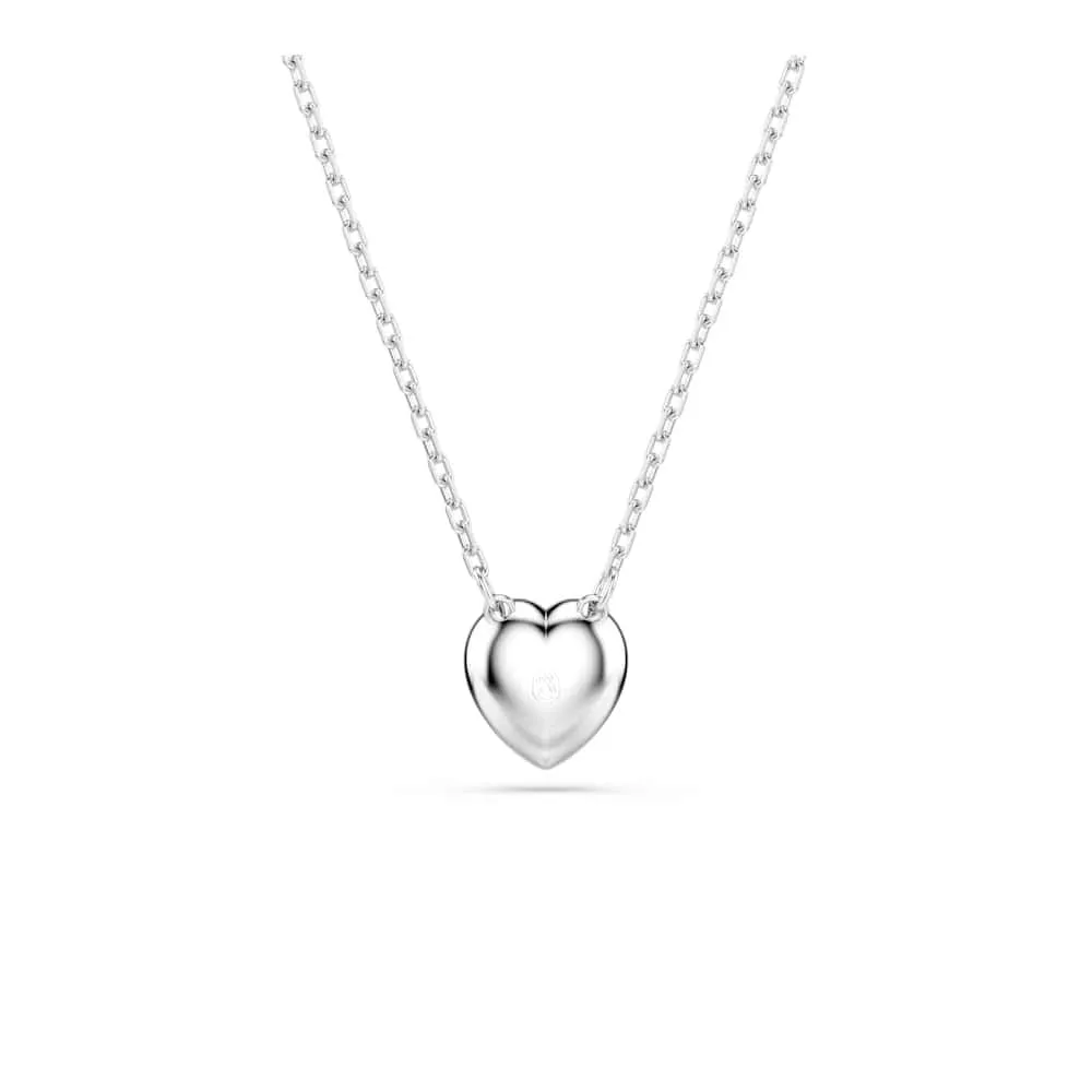 Swarovski x Ariana Grande Collana Pendente a Cuore con Pavé di Cristalli, Placcatura Rodio, 38-45 cm - immagine 4