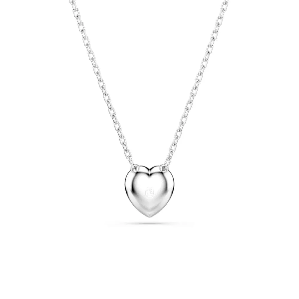 Swarovski x Ariana Grande Collana Pendente a Cuore con Pavé di Cristalli, Placcatura Rodio, 38-45 cm - immagine 8