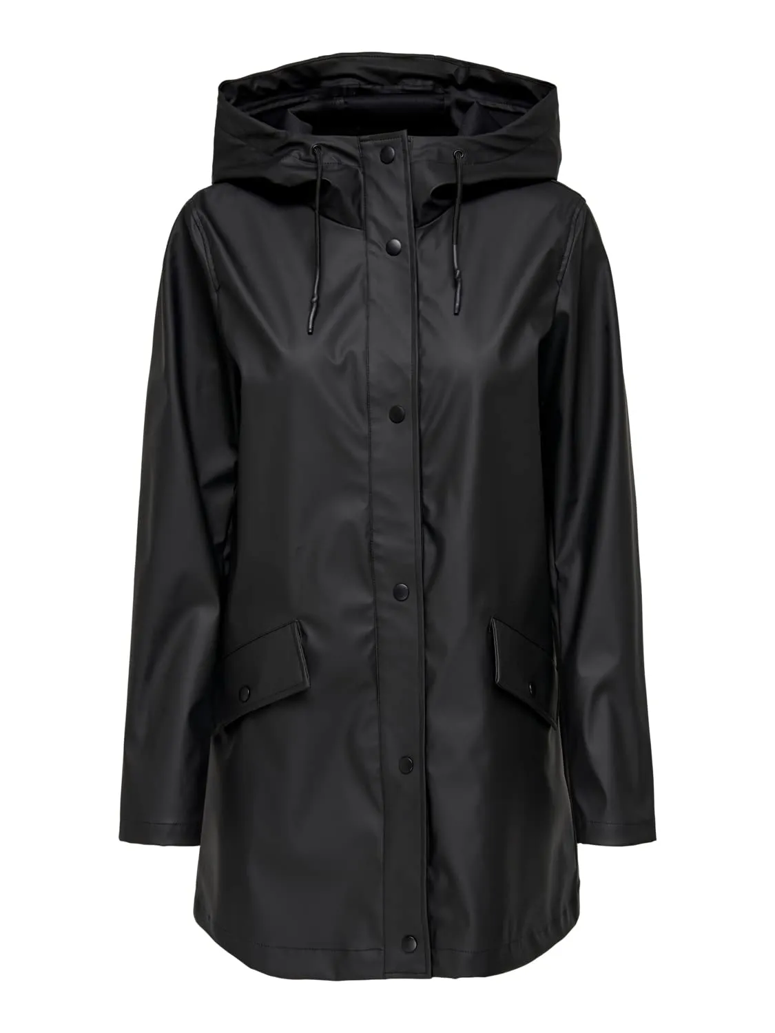 ONLY Onlelisa Raincoat Otw, Nero, S - immagine 1
