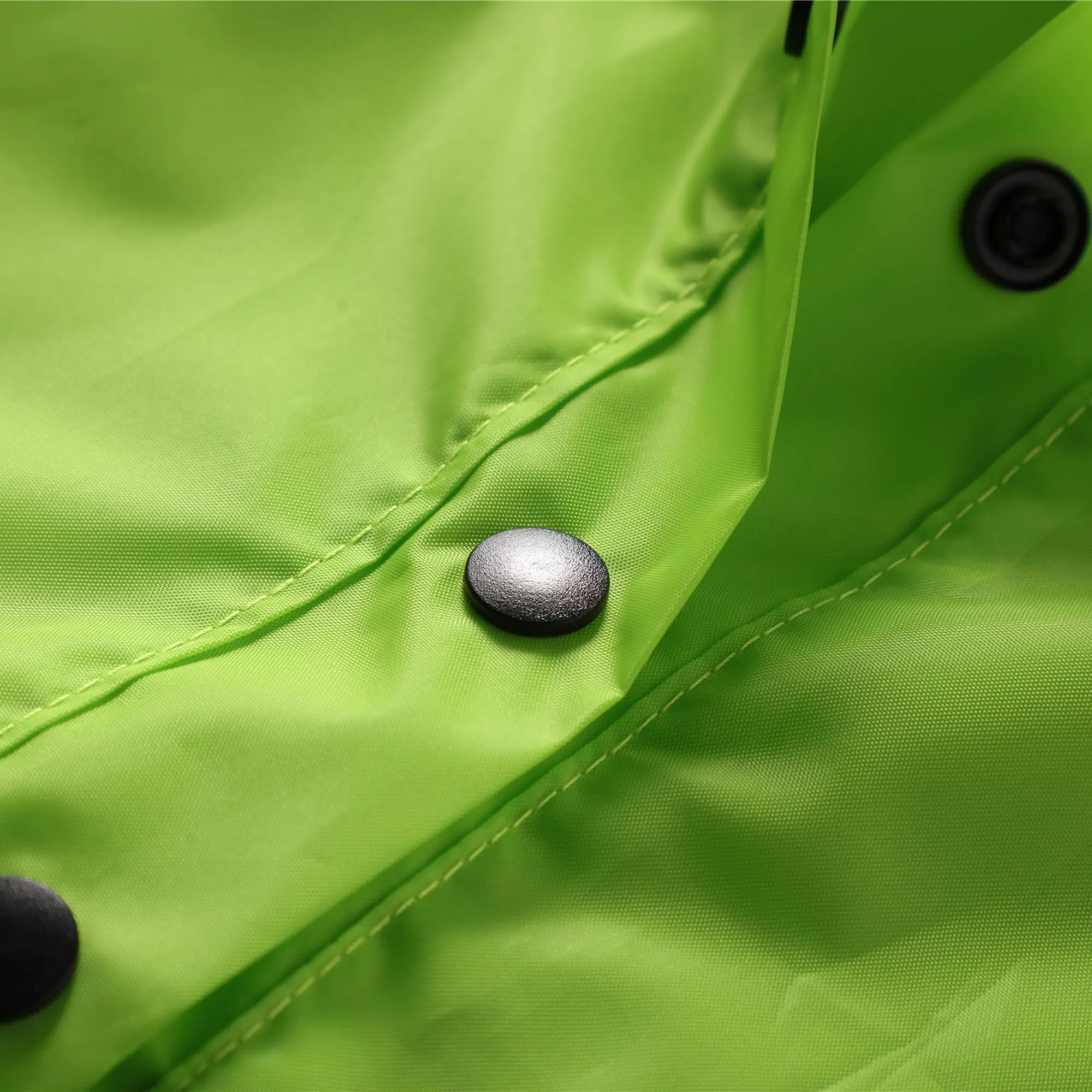 QIKADO Poncho Impermeabile Unisex con Cappuccio per Bambina, Leggero e Traspirante, Verde, XL - immagine 2