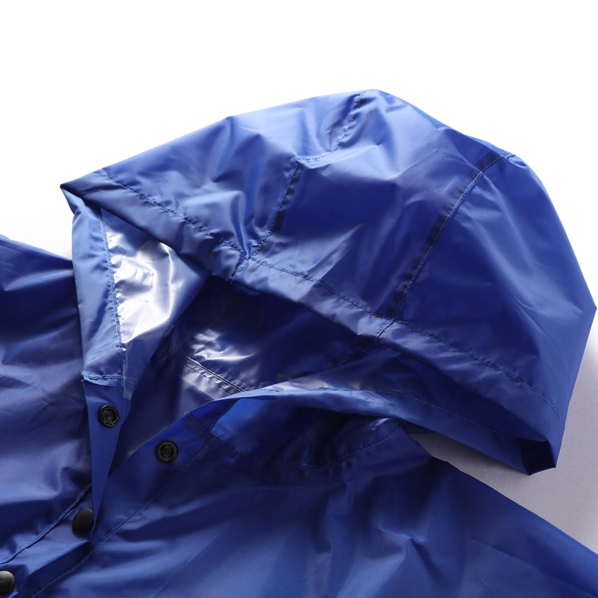 QIKADO Mantella Antipioggia Bambina e Ragazzi Poncho Incappucciato Blu, XL - immagine 4