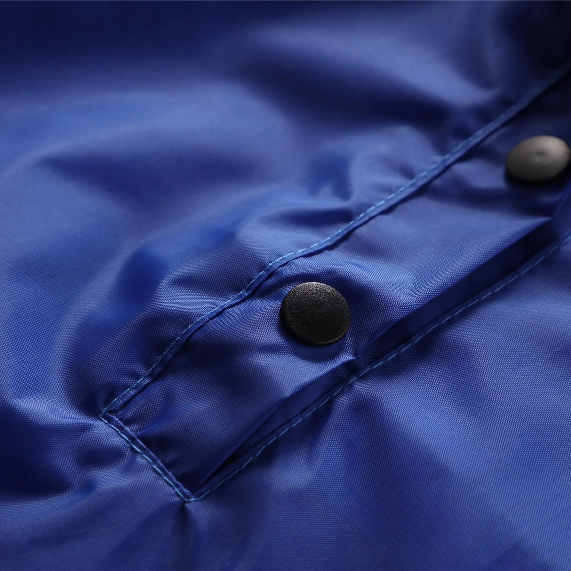 QIKADO Mantella Antipioggia Bambina e Ragazzi Poncho Incappucciato Blu, XL - immagine 8