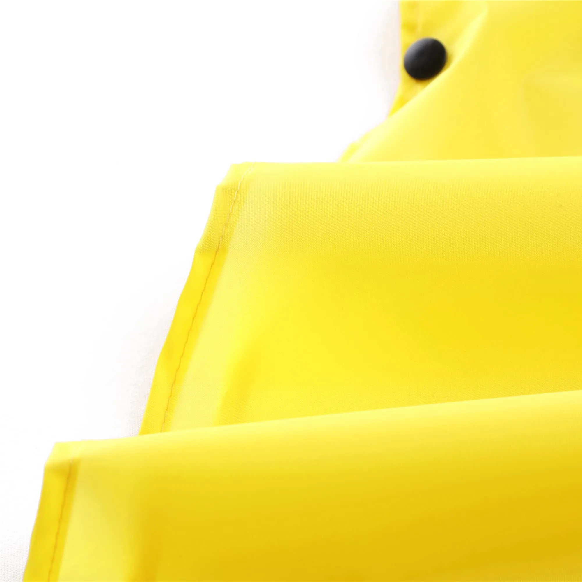 QIKADO Poncho Impermeabile per Bambini con Cappuccio, Giallo, Taglia S - immagine 4