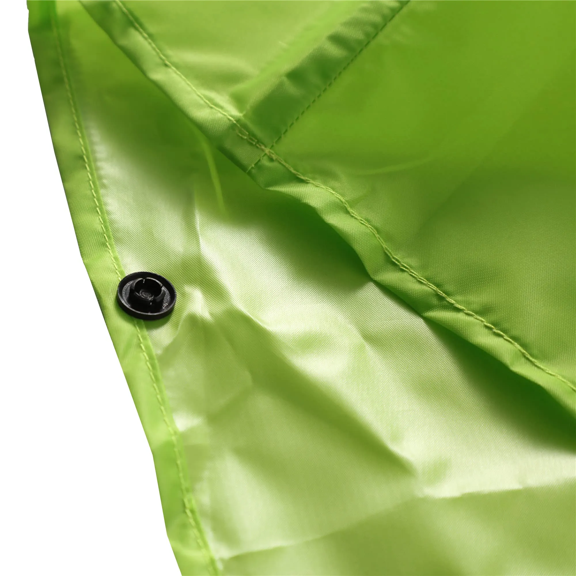 QIKADO Poncho Impermeabile Unisex con Cappuccio per Bambini, Verde, M - immagine 5