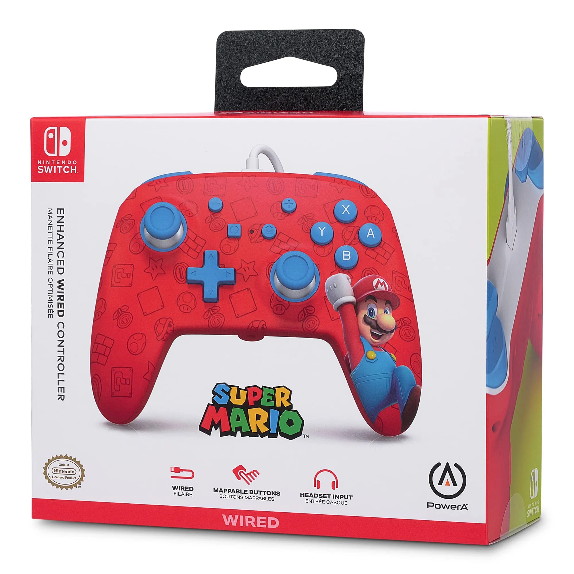 PowerA Wired Advanced Controller for Nintendo Switch - Woo-hoo! Mario - immagine 9