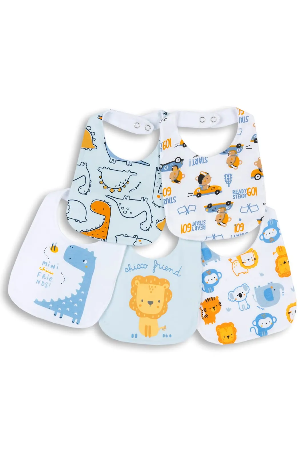 Chicco Bimbo 0-24 Set di 5 Bavaglie - immagine 1
