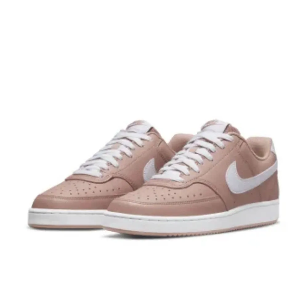 Nike Women's Court Vision Low Next Nature, Rose Whisper/White-Volt-Black, DH3158-600, 41 EU - immagine 4