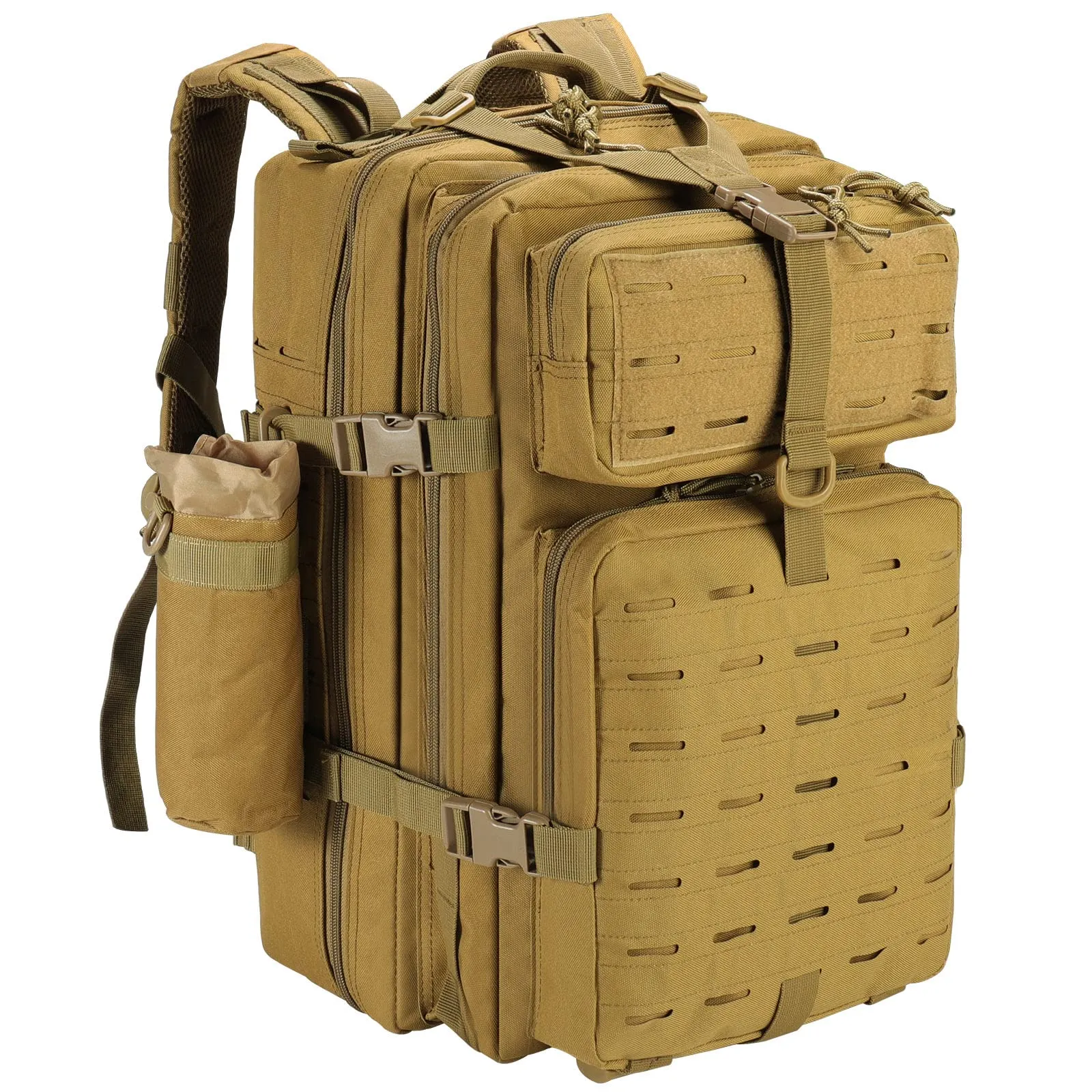 SHANNA Zaino Tattico Militare 45 Litri Impermeabile con Sistema Molle per Hiking, Campeggio e Trekking - immagine 1