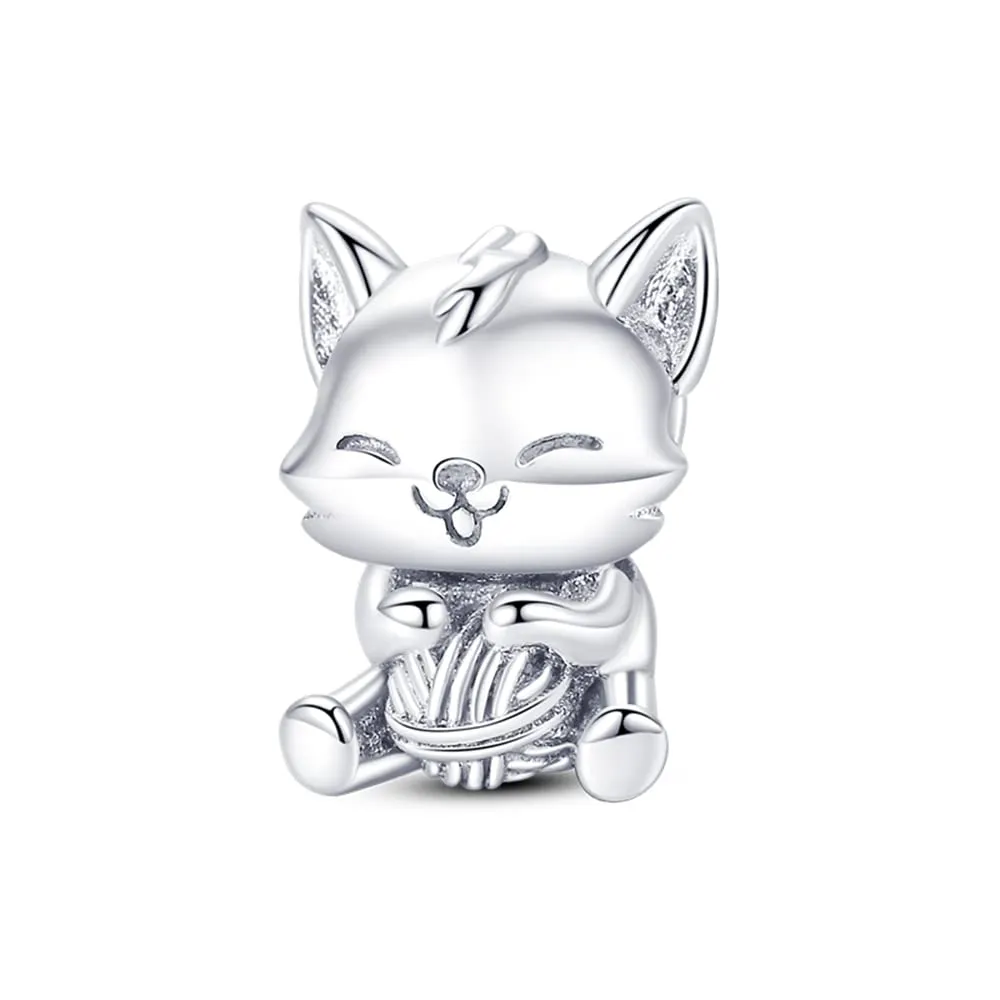 Pandach Bead Charm in Argento Sterling 925 con Cubic Zirconia, Compatibile con Braccialetti e Collane Europei - immagine 1