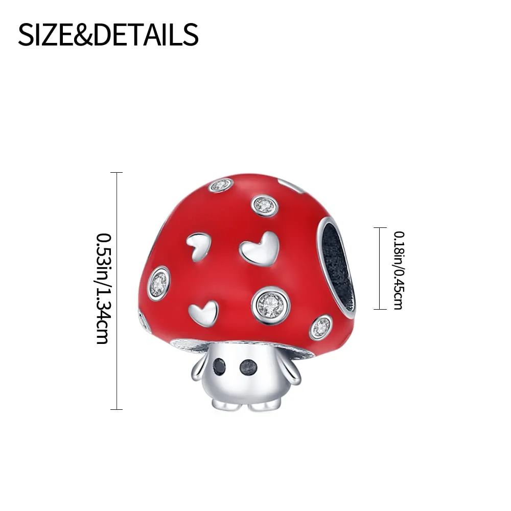 Pandach Bead Charm in Argento Sterling 925 con Cubic Zirconia per Braccialetti e Collane europei - immagine 4