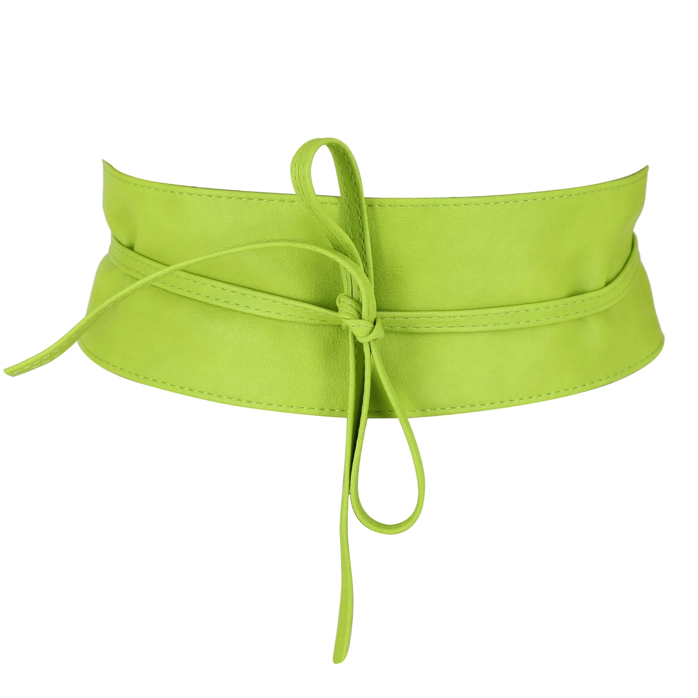 FASHIONGEN Cintura da donna fusciacca Mica in pelle sintetica PU, verde mela, XXL - immagine 1