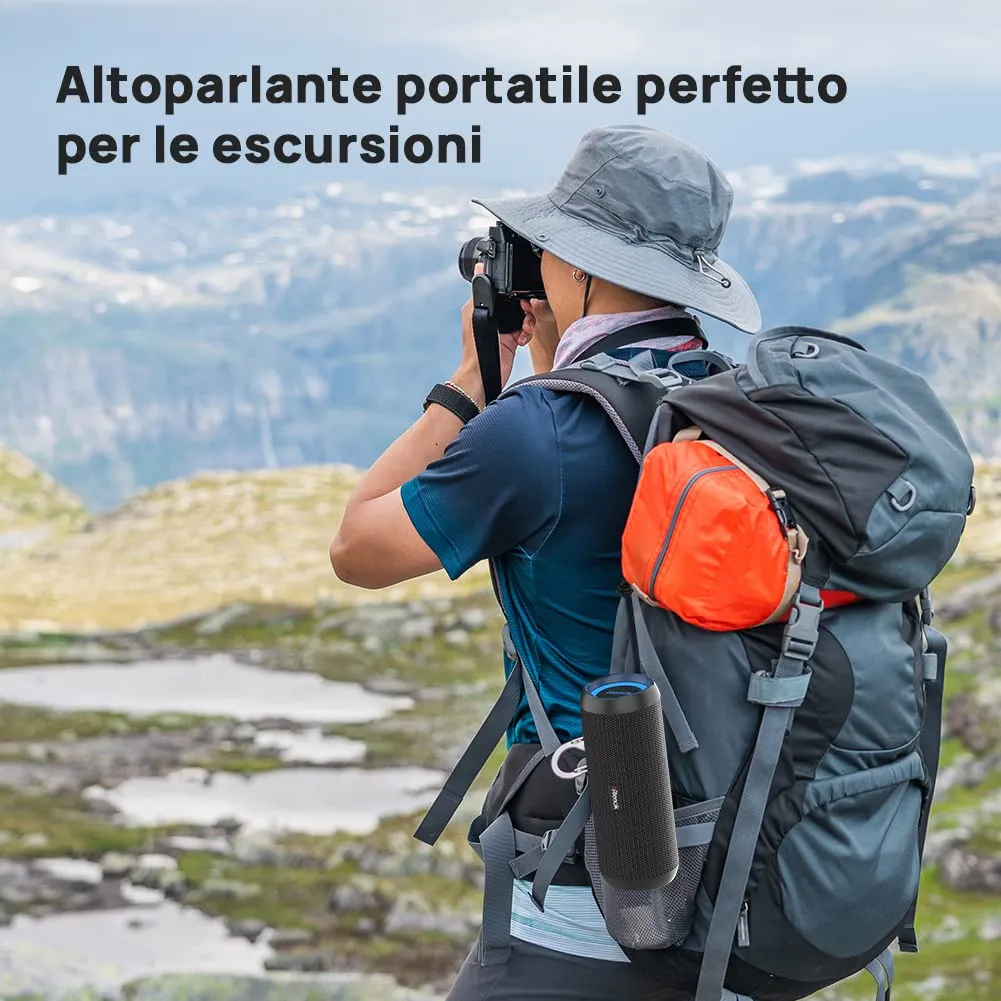 RIENOK S1 mini Cassa Bluetooth Portatile 30W Impermeabile IPX7 - immagine 8