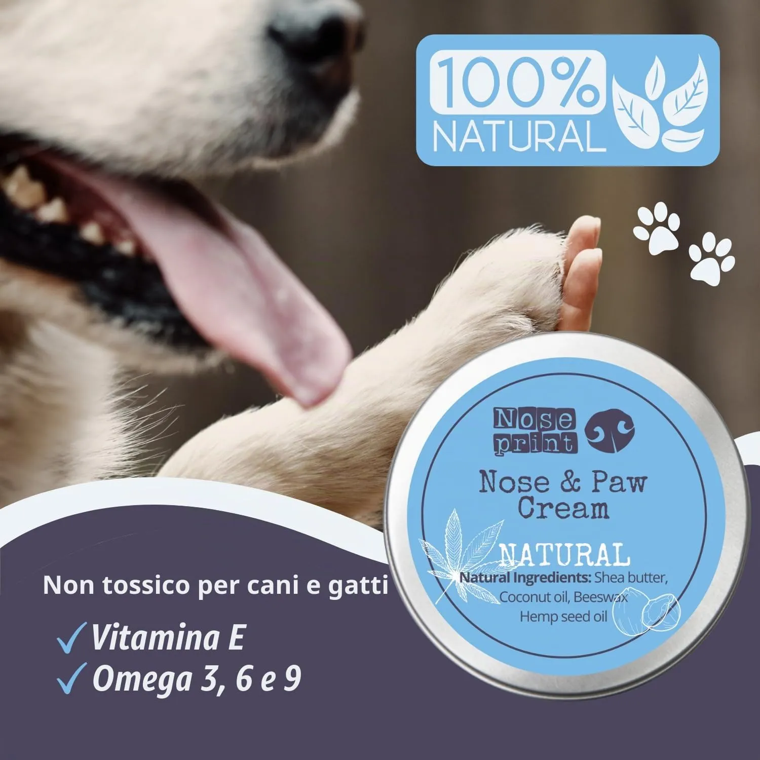 Noseprint Balsamo per Zampa e Naso per Cane, 30 ml - immagine 5