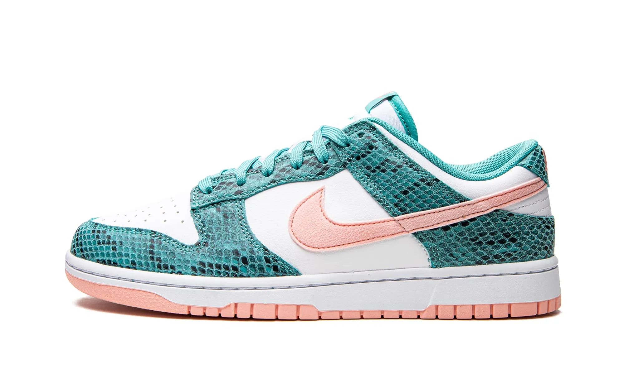 Nike Dunk Low Retro Bianco Lavato Teal Beach Corallo DR8577-300 - immagine 1