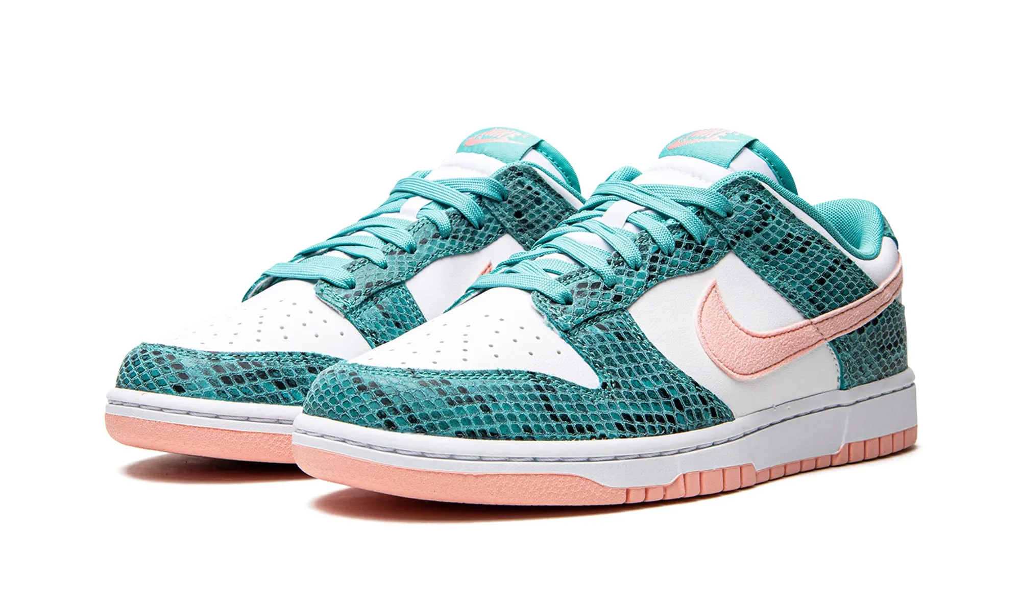 Nike Dunk Low Retro Bianco Lavato Teal Beach Corallo DR8577-300 - immagine 2