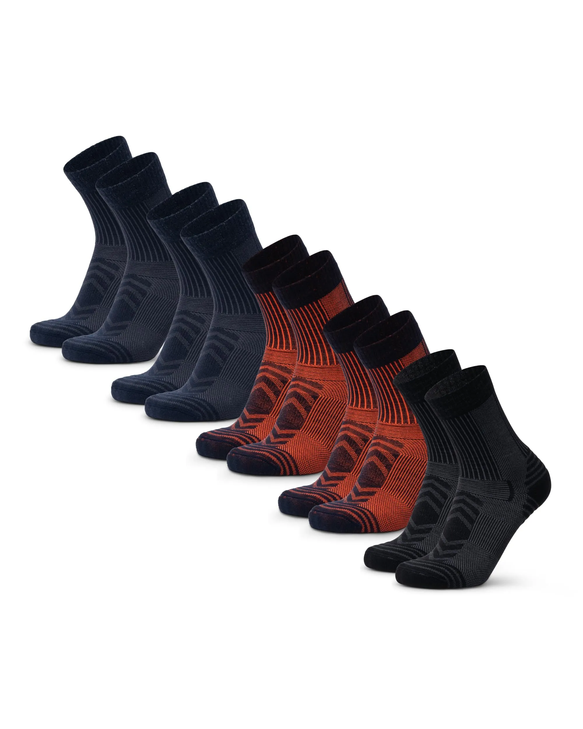 Danish Endurance Calze Trekking Leggere in Lana Merino, 5 Paia, Multicolore, 43-47 - immagine 1