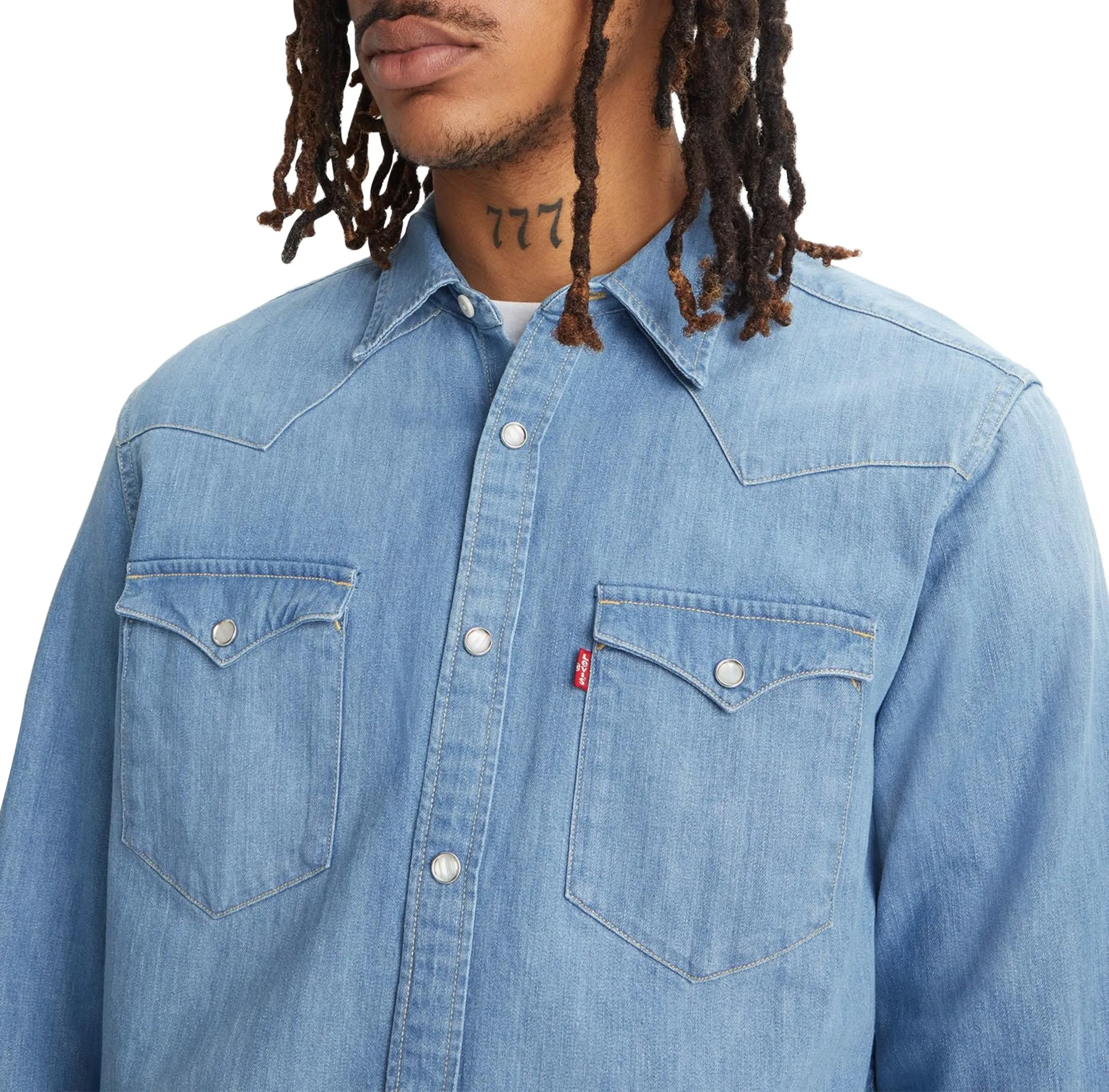 Levi's Barstow Western Standard Shirt - Esta Noche - M - immagine 3