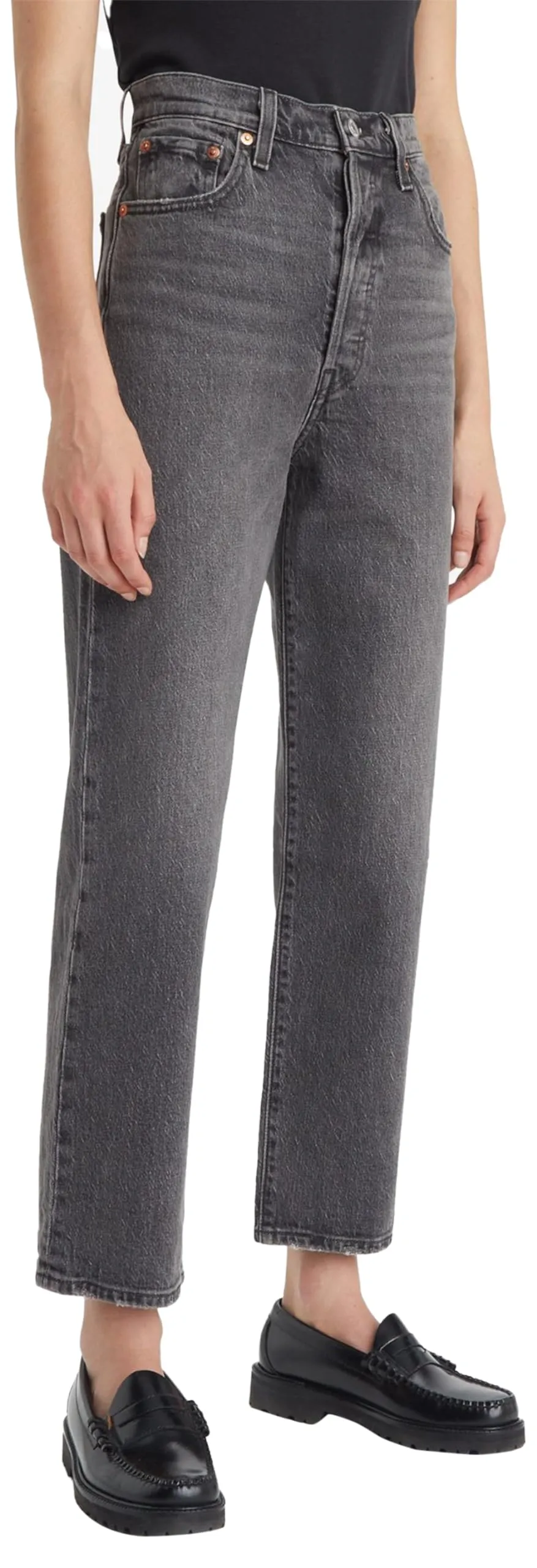 Levi's Ribcage Straight Ankle Jeans, Well Worn, 29W / 29L - immagine 9