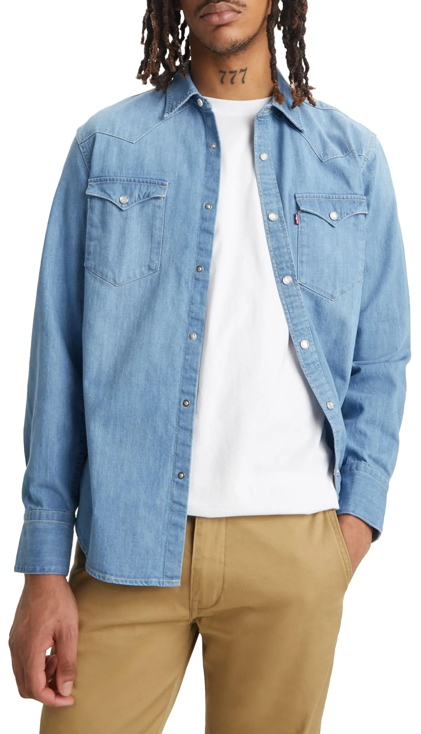 Levi's Barstow Western Standard Shirt, Esta Noche, XL - immagine 1