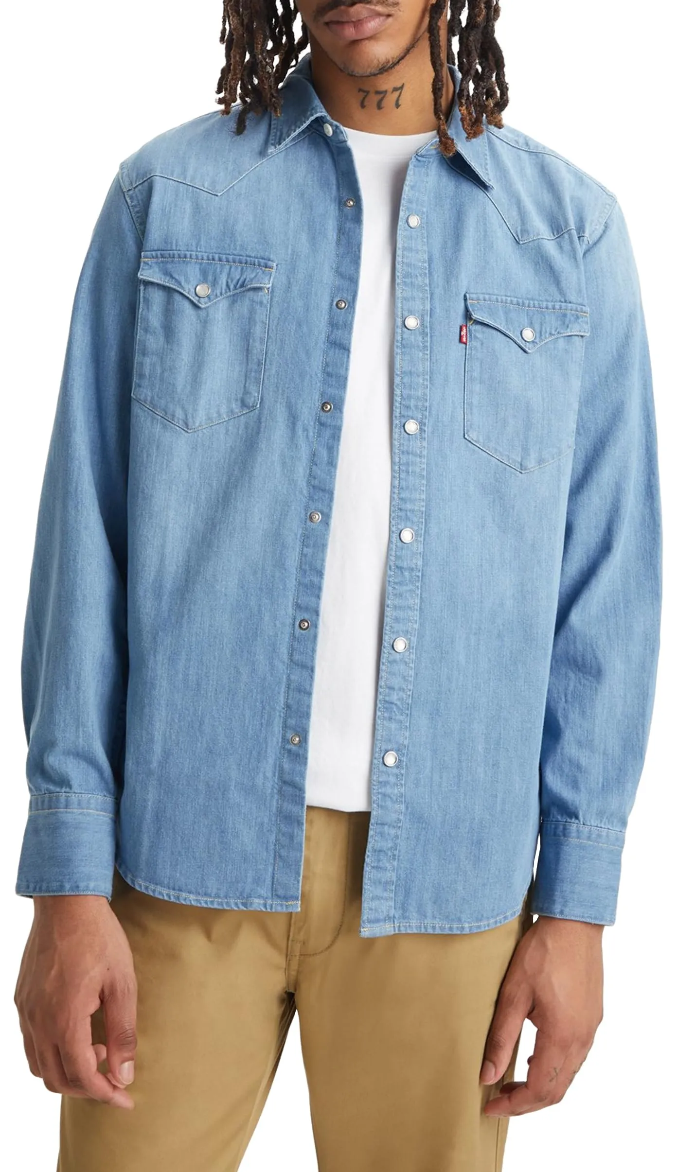 Levi's Barstow Western Standard Shirt, Esta Noche, XL - immagine 9