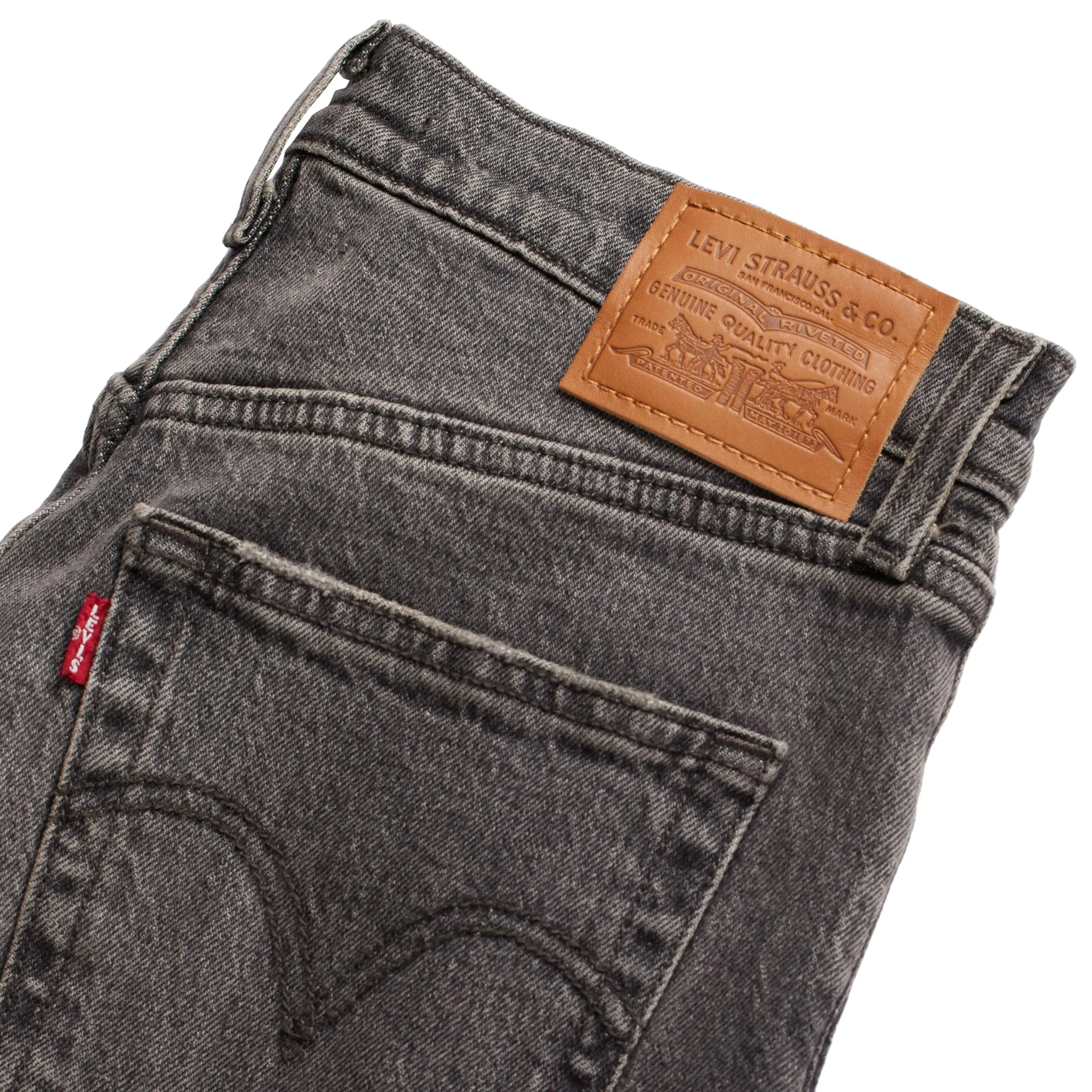 Levi's Ribcage Straight Ankle Jeans, Well Worn, 31W / 29L Donna - immagine 4
